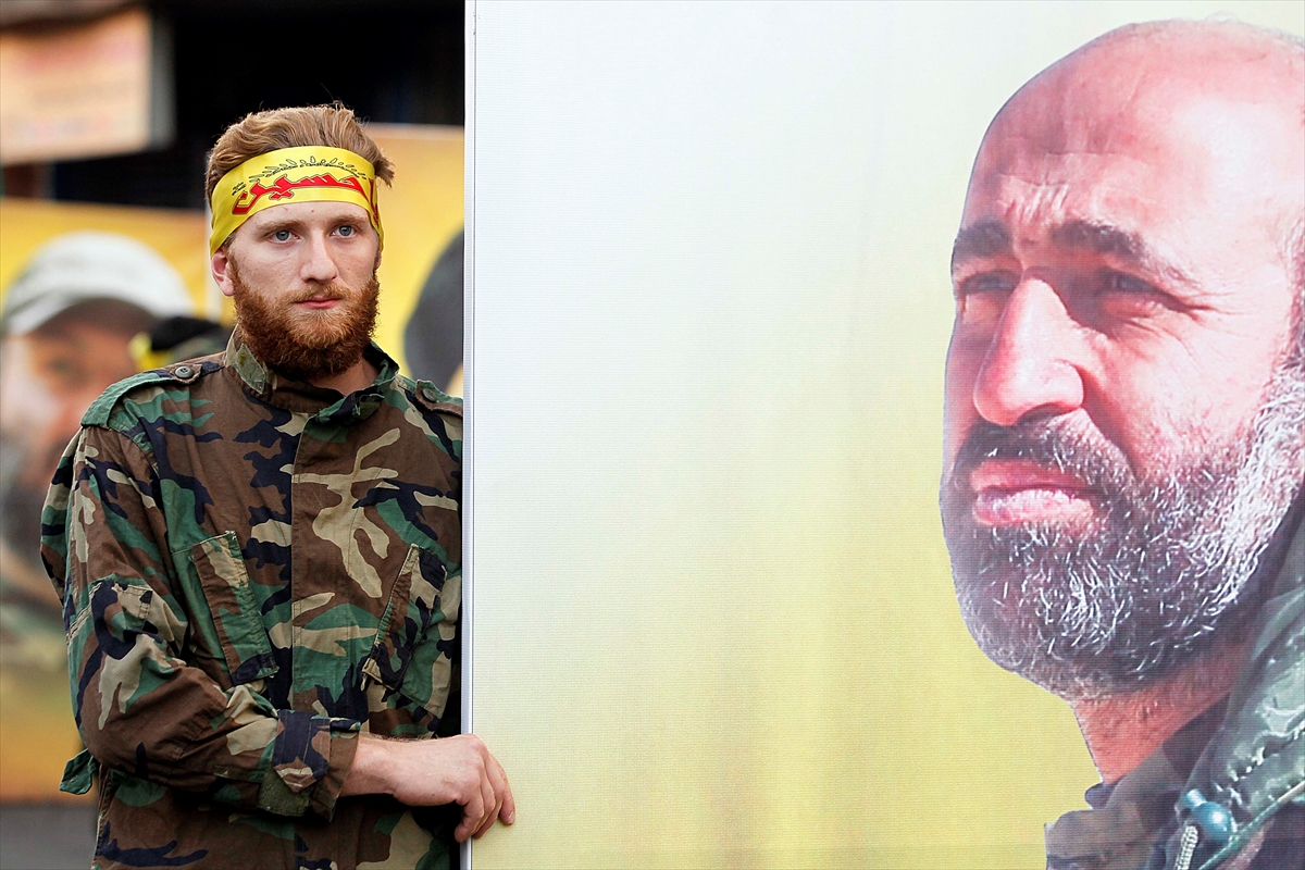 Lors des obsèques du commandant martyr Hatem Hémadé