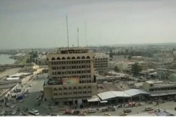 bombardement, radio de Daech