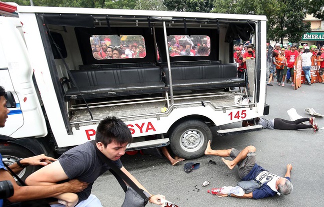Manifestation aux Philippines