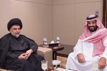 الصدر خلال لقائه بن سلمان