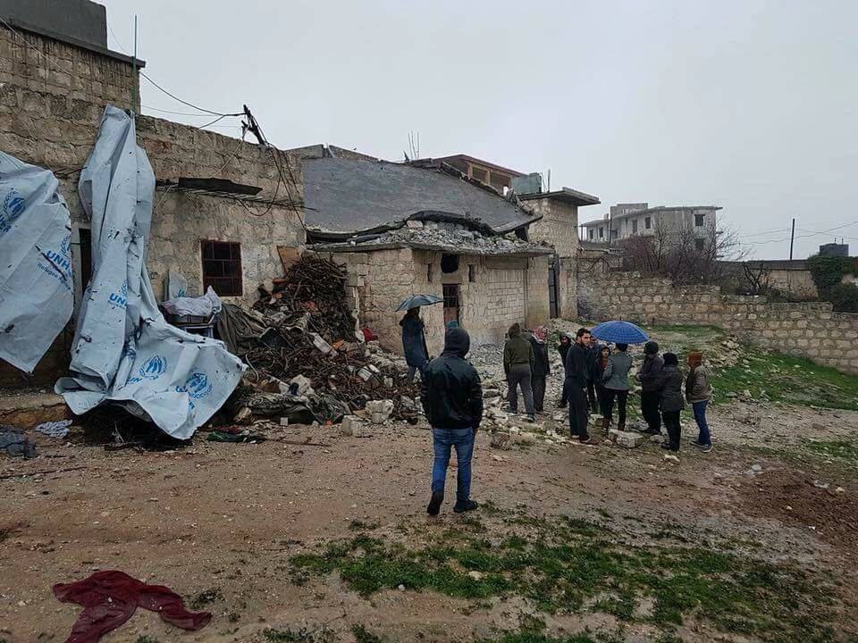 Les bombardement turcs dans la province de Afrine (Source: afrin now)