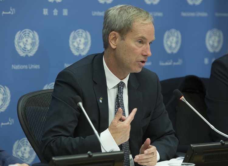 L'ambassadeur suédois auprès des Nations unies, Olof Skoog