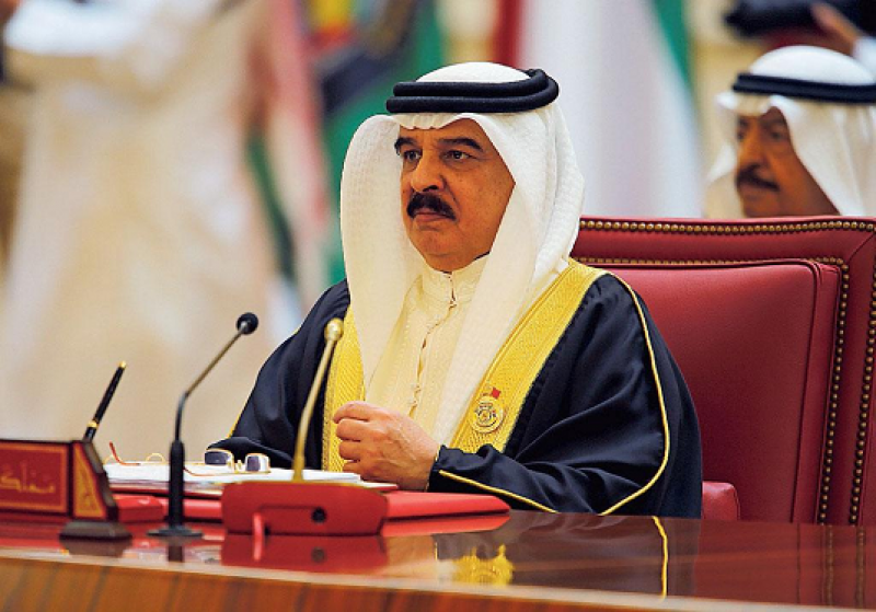 Le roi de Bahreïn, Hamad ben Issa Al-Khalifa