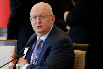 L'ambassadeur russe auprès de l'Onu, Vassily Nebenzia