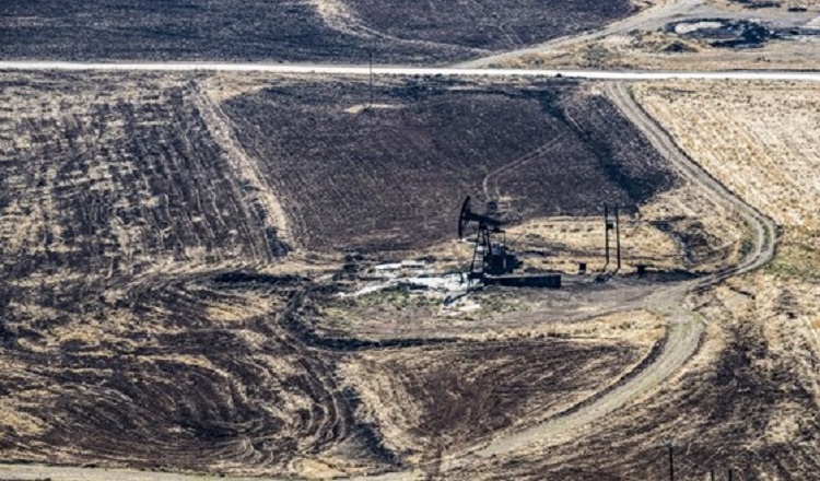 Un puits de pétrole dans la région de Hassaké