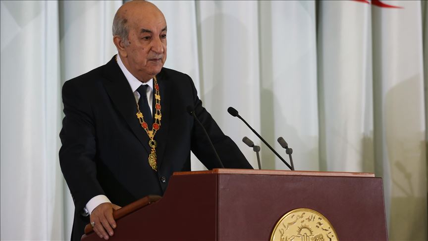 Le président algérien Abdelmadjid Tebboune