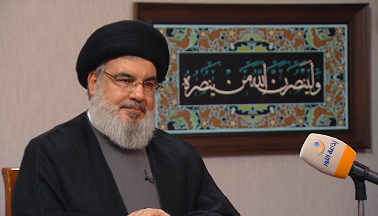 Le secrétaire général du Hezbollah, Sayed Hassan Nasrallah