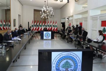 Réunion du chef de l’Etat, le général Michel Aoun avec les ambassadeurs des cinq membres permanents du Conseil de sécurité de l’Onu