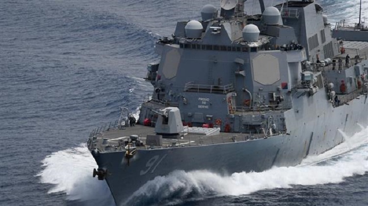 Le destroyer lance-missiles USS Pinckney. ©US Navy