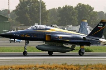 Un avion de combat de fabrication iranienne Saeqeh. (Photo d'archives)