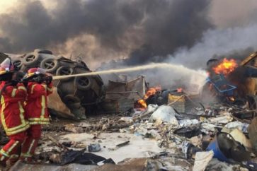 Le port de Beyrouth dévasté par une explosion le 4 aout