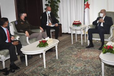 Le chef de l’Africom a été reçu par le président algérien Abdelmadjid Tebboune