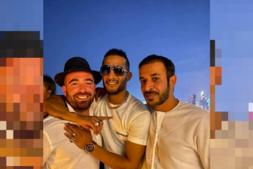 Mohamed Ramadan en compagnie de célébrités israéliennes