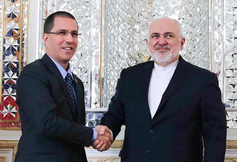 Mohammad Javad Zarif et Jorge Arreaza