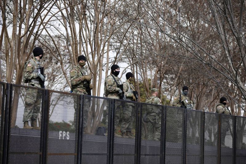 Des milliers de soldats de la Garde nationale US déployés dans la capitale Washington.