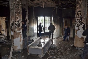 Le bâtiment de la municipalité de Tripoli