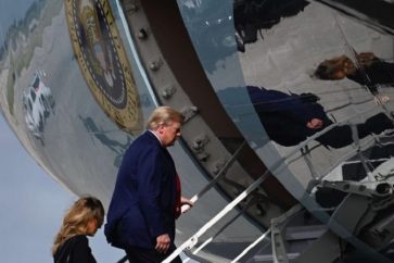 Donald Trump et son épouse Melania