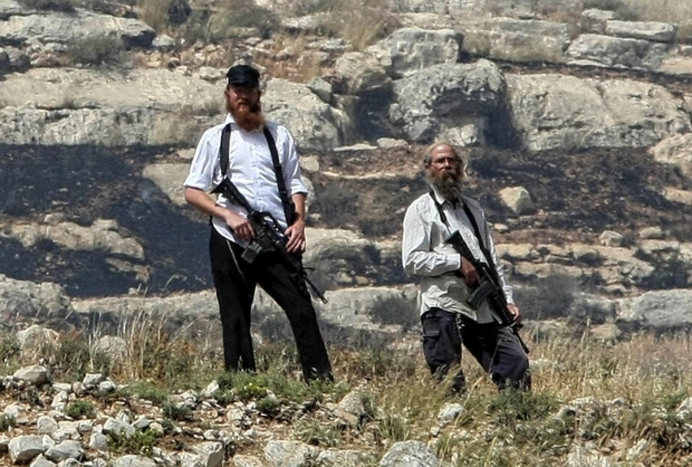 Des colons israéliens