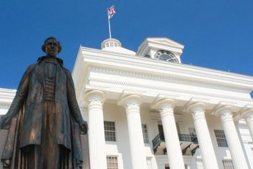 Jefferson Davis était le Président des États confédérés pendant la guerre de Sécession de 1861-1865.