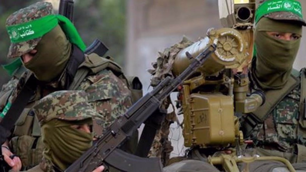 Des combattants du Hamas