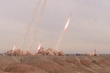 Des missiles balistiques iraniens.