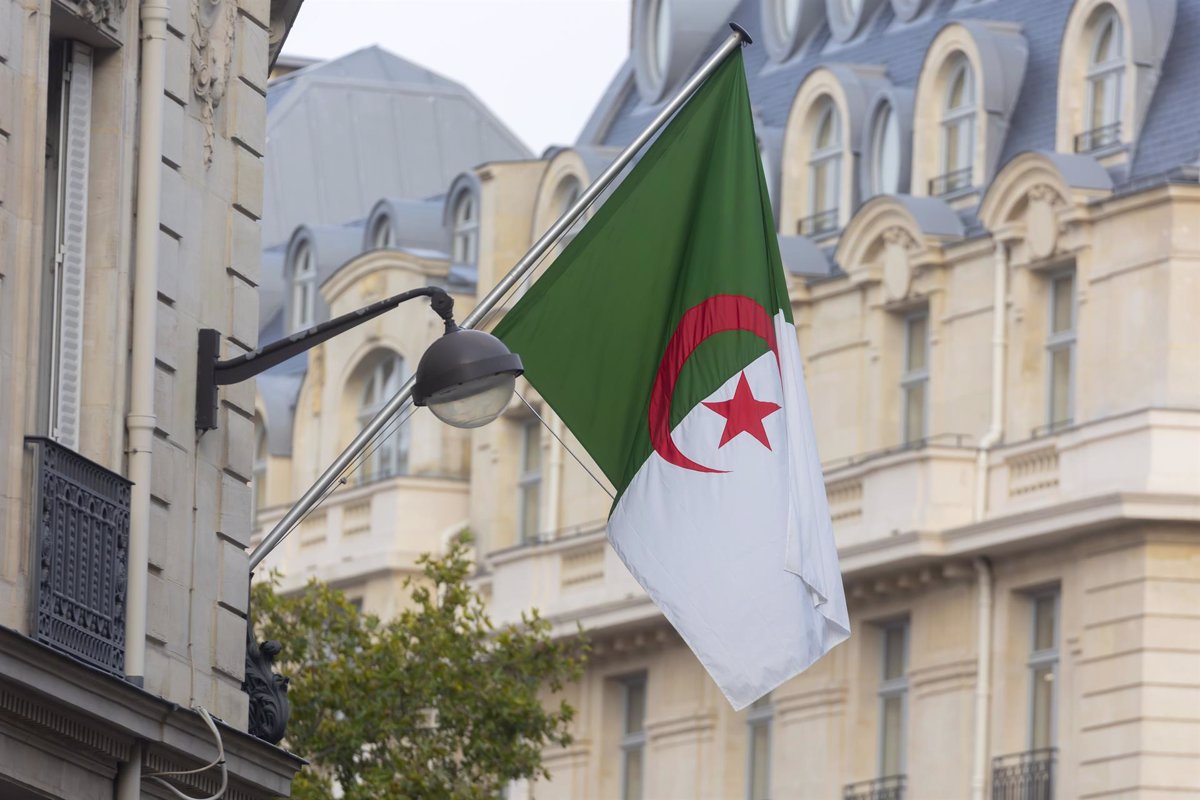 Drapeau de l'Algérie.