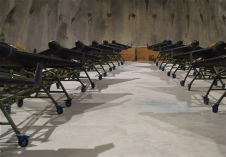 C'est la première fois que le CGRI dévoile une base souterraine de drones de combat