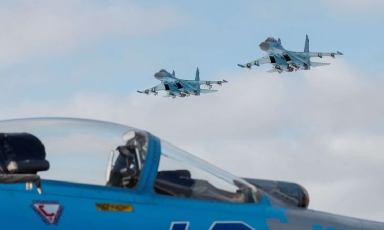 Des avions de combats ukrainiens.