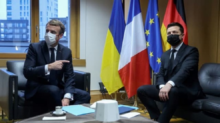 Macron et Zelensky