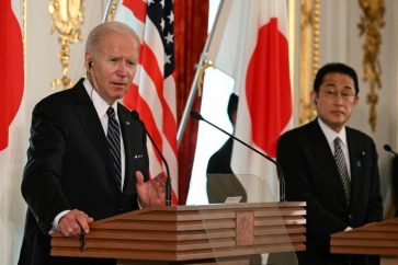 Joe Biden et le PM japonais  Fumio Kishida