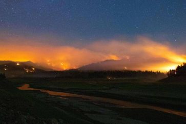 Feu de forêt  en Californie