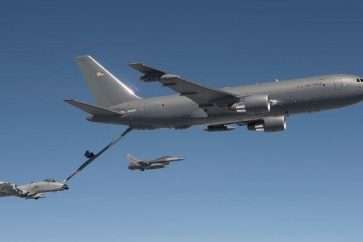 Avions de ravitaillement KC-46.