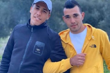 Les deux martyrs Ahmed et Abdel Rahman Abed