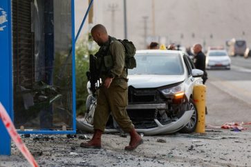 Opération à la voiture bélier le 30 octobre 2022.