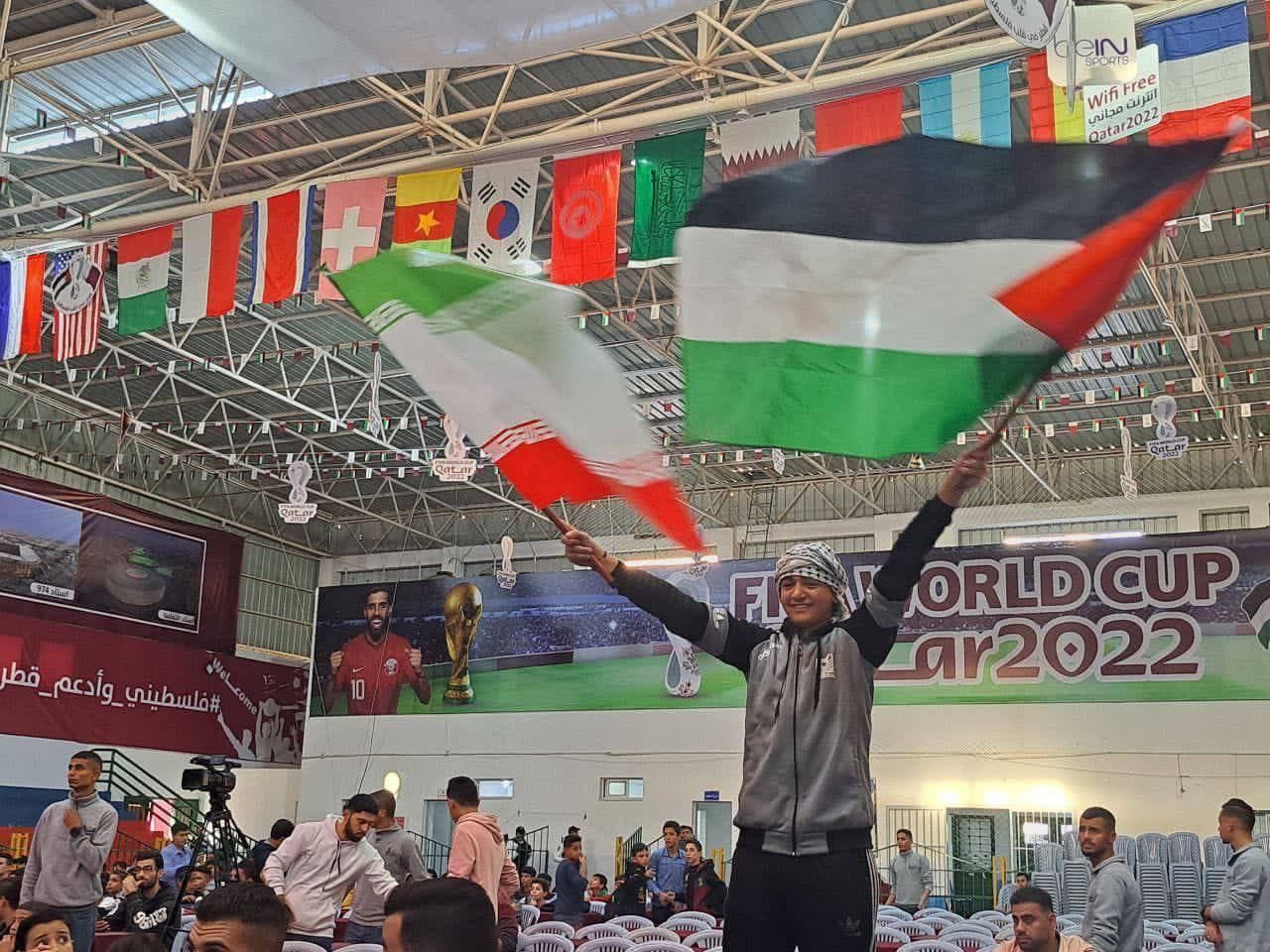 A Doha, pour le Mondial 2022, les drapeaux palestiniens arborés partout