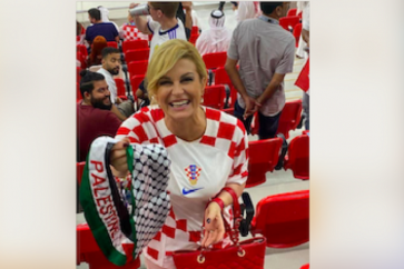 L'ancienne présidente de la Croatie, Kolinda Grabar-Kitarovic