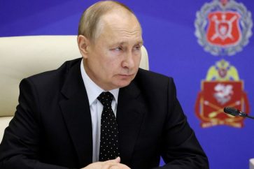 Le président russe Vladimir Poutine