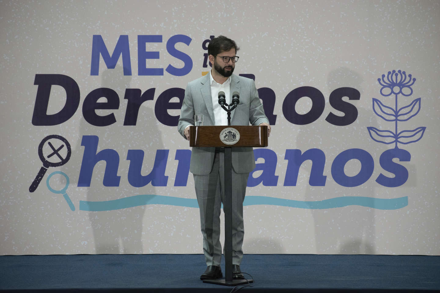 Le président chilien Gabriel Boric