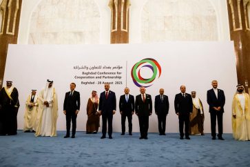Les participants à la Conférence Bagdad II en Jordanie, ce mardi 20 décembre 2022.