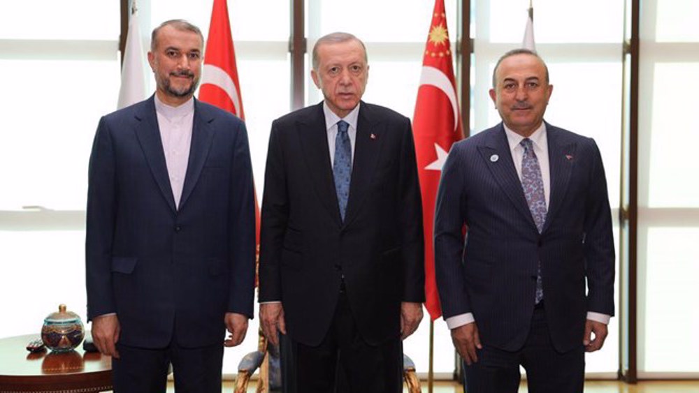 Le chef de la diplomatie iranienne s'est entretenu avec Erdogan et Cavusoglu à Ankara, le mardi 17 janvier 2023.