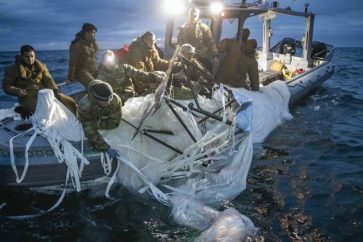 Le ballon chinois abattu au dessus des USA