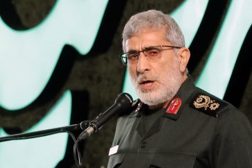 Le commandant de la Force Qods du CGRI, le général Esmaïl Qaani