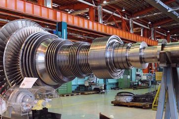 Cette photo montre un turbodétendeur conçu et fabriqué dans le pays par des experts de l’usine pétrochimique de Shazand située dans le centre de l'Iran. ©Shana