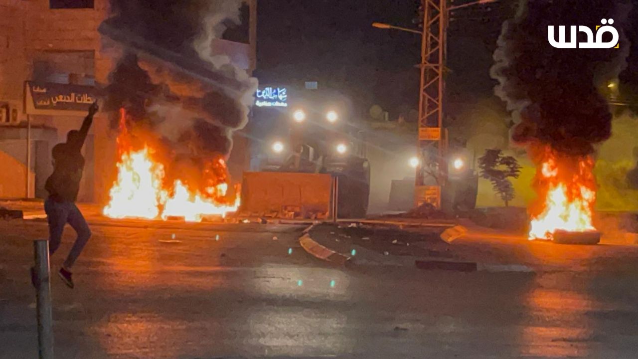 Affrontements entre Palestiniens et soldats d'occupation à Naplouse.