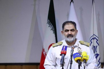 Le contre-amiral Shahram Irani