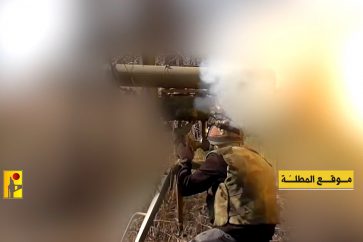 Un combattant du Hezbollah au sud-Liban.