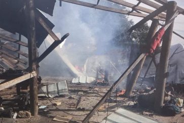 Un drone piégé du Hezbollah a visé une cible militaire israélienne à Margaliot, le 16 décembre 2023.