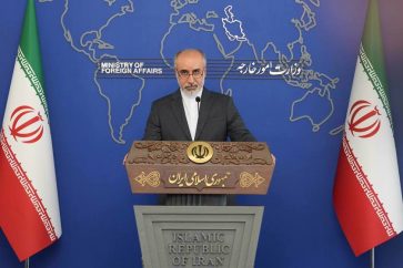 Nasser Kanaani, porte-parole du ministère iranien des Affaires étrangères.