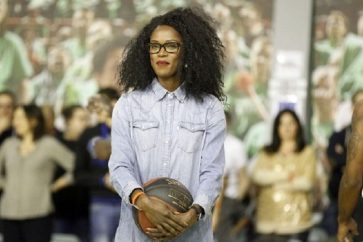 L'ancienne basketteuse de l'équipe de France, Emilie Gomis