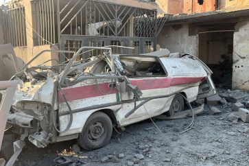 Des raids israéliens ont détruit le siège de l'Organisme médical islamique à Blida au sud du Liban.